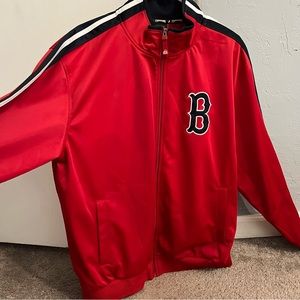 Boston Red Sox - size XL Red zip up jacket by Majestic Cooperstown Collection